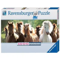 Ravensburger puzzel 1000 stukjes Panorama Wilde Paarden